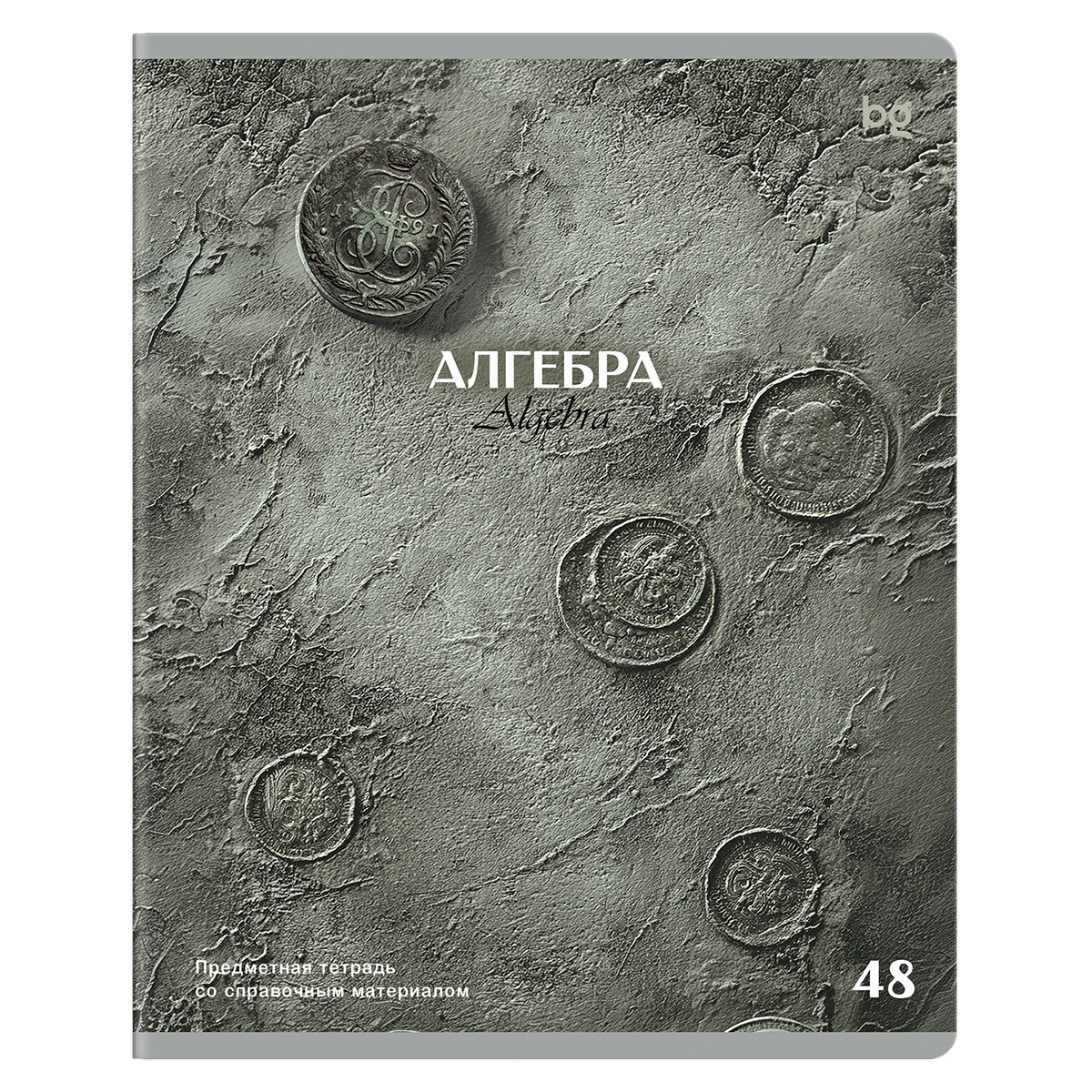 Тетрадь предметная 48л. BG "Печать времени" - Алгебра, тиснение