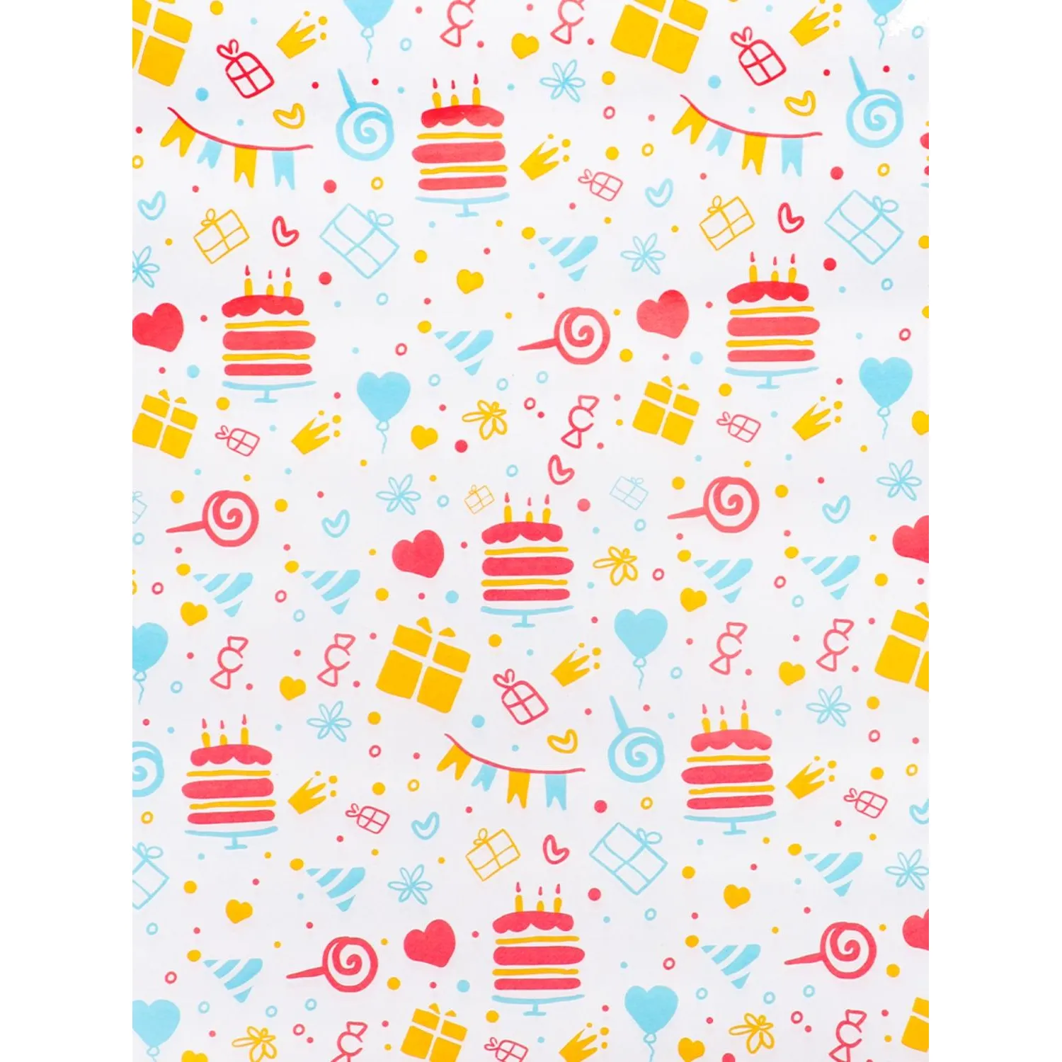 Бумага упаковочная Праздник (70x100см,10л)Собственная разработка УБ-4444