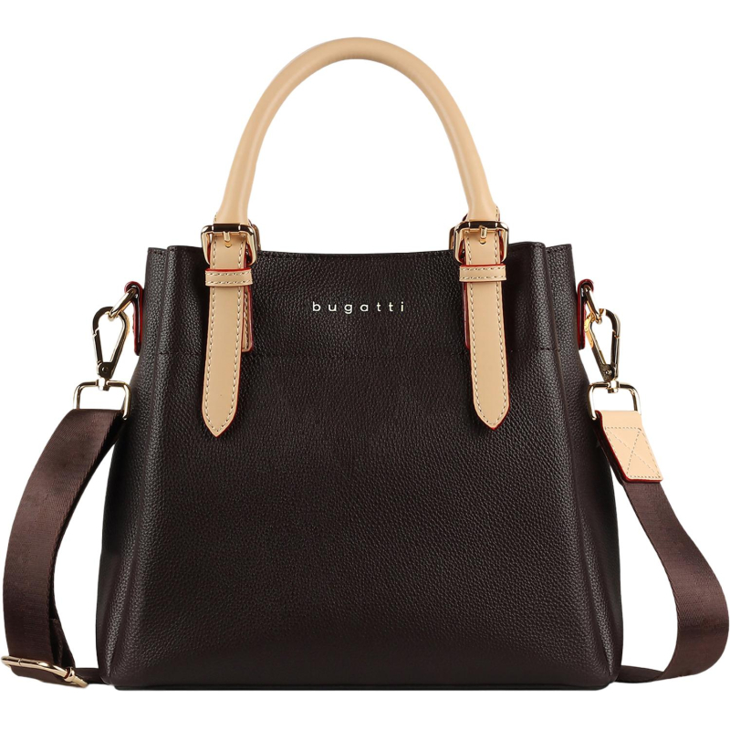 Сумка жен BUGATTI Ella, темно-корич, полиуретан, 27х12х23,5 см, 49362002