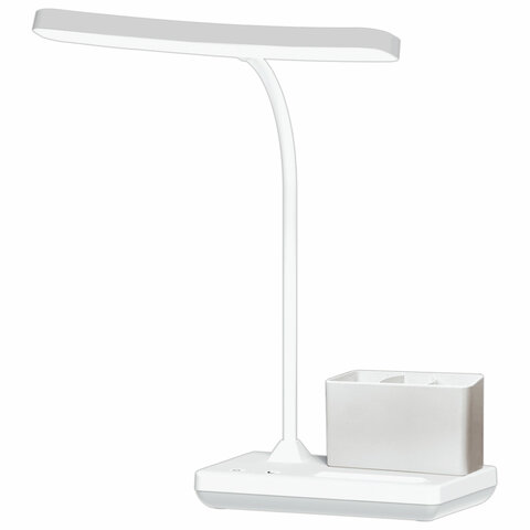 Настольная лампа светильник беспроводная SONNEN PT-301, органайзер, USB, LED, 4 Вт, 3 режима, 238778