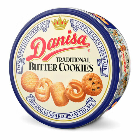 Сливочное печенье DANESITA "Butter Cookies Dan Cake", 200 г, ПОРТУГАЛИЯ, 4120020