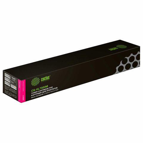 Картридж лазерный CACTUS (CS-VL7020M) для Xerox VersaLink C7020/C7025, пурпурный, ресурс 16500 стр.