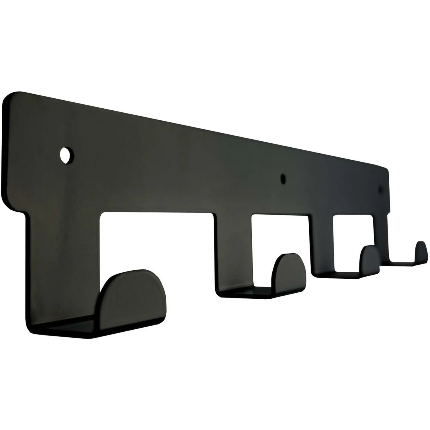 Вешалка настенная РЭ_H1041В, 4 крючка,черный (611037)