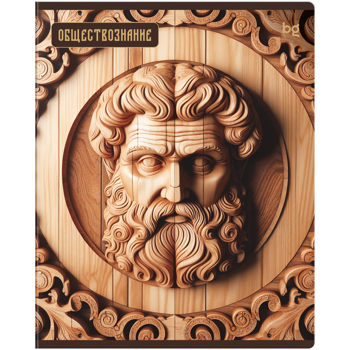 Тетрадь предметная 48л. BG "Дерево знаний"- Обществознание, soft-touch ламинация