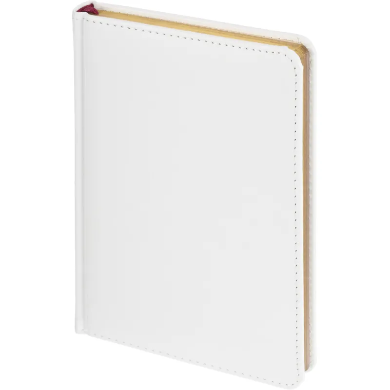 Ежедневник недатированный белый,А5,145х205мм,136л, Sidney NEBRASKA 3-128/06