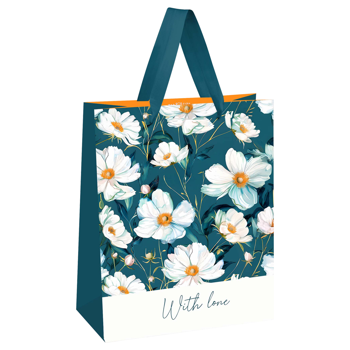 Пакет подарочный 33*42*12см MESHU "Bright meadow", матовая ламинация