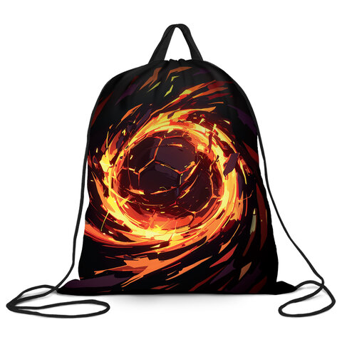 Мешок для обуви BRAUBERG KIDS, с петлей, 42х34 см, "Fire split", 273436