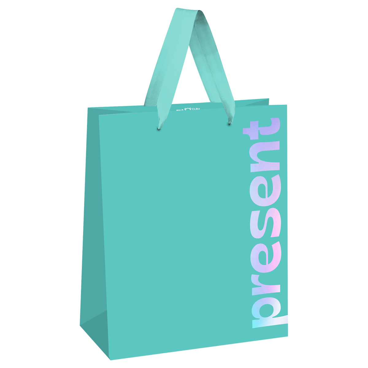 Пакет подарочный 11*14*6,5см MESHU "Bright present", фольга, матовая ламинация