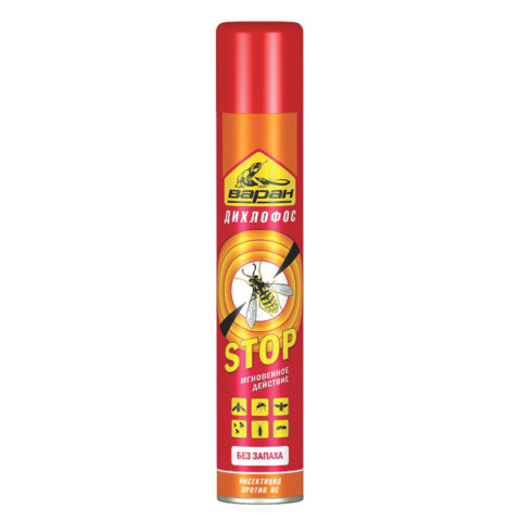 Средство инсектицидное от ос с мгновенным действием ДИХЛОФОС 680мл ВАРАН, без запаха,, 5-03.02.001.23