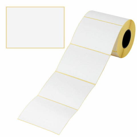 Этикетка ТермоЭко (100х72 мм), 500 этикеток в ролике, светостойкость до 2 мес., 115619