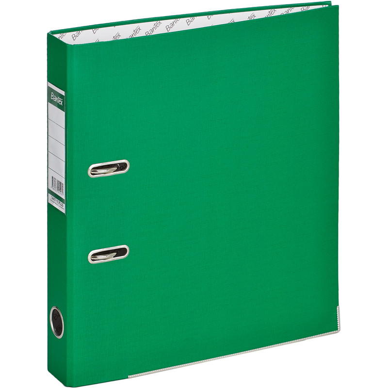 Папка-регистратор BANTEX ECONOMY PLUS,1447-15,50мм,зел,ПБП1,карм.кор,мет.уг