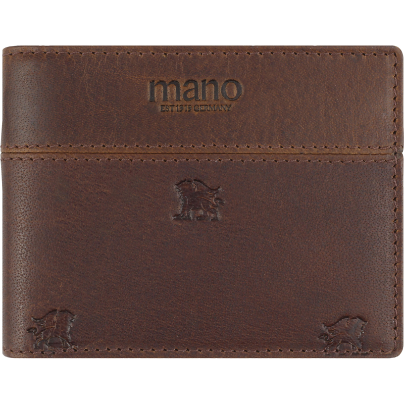 Портмоне Mano Don Leon, натур кожа в коричн цв, 11 х 8,6 см, M191920241