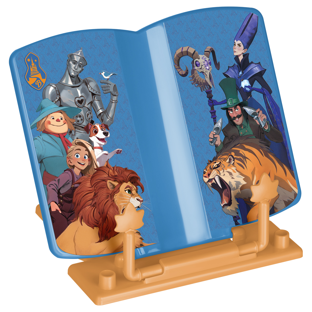 Подставка для книг Мульти-Пульти "Волшебник Изумрудного города", регулируемый угол наклона, пластиковая, с рисунком на корпусе