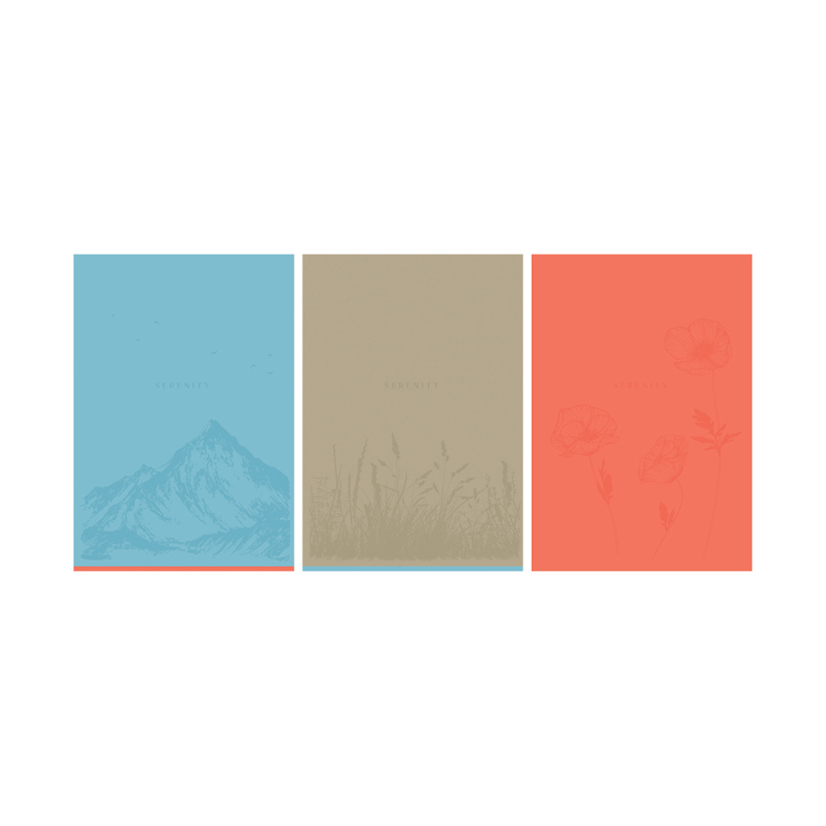 Тетрадь 96л., А4, клетка BG "Monocolor. Serenity", выборочный лак