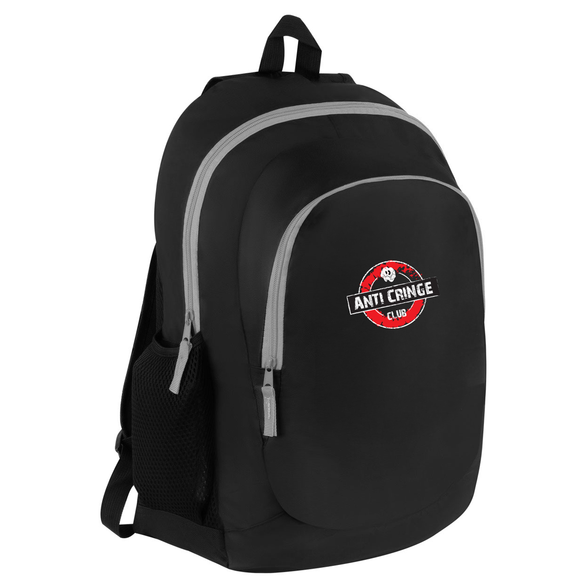 Рюкзак ArtSpace Classic "Anti Cringe", 45*30*16 см, 2 отделения, 2 кармана, PU покрытие, уплотн. спинка