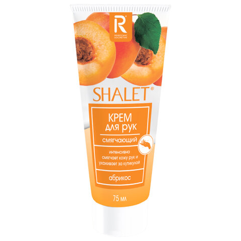 Крем для рук смягчающий 75 мл, SHALET "Абрикос", РЕНЕССАНС КОСМЕТИК, МИНПРОМТОРГ, 3339