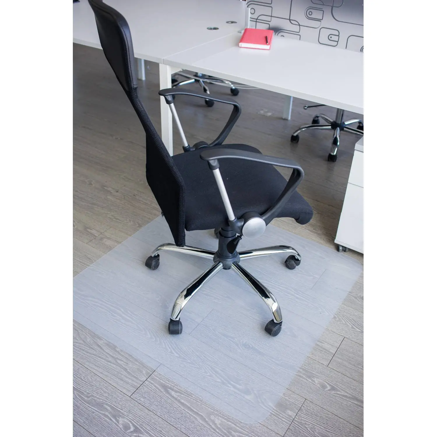 Коврик напольный BSL_EChair полипроп. матовый 900х900х1,2 мм парк./ламин