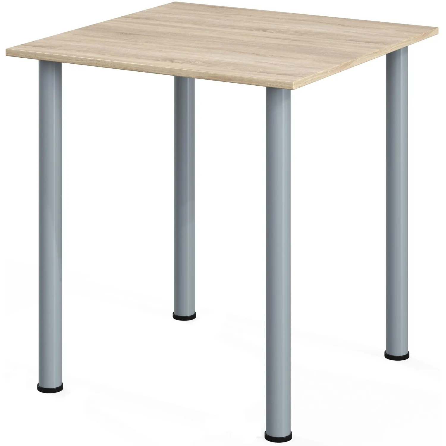 Стол обеденный MET_МДС 70х70 дуб сонома/серый