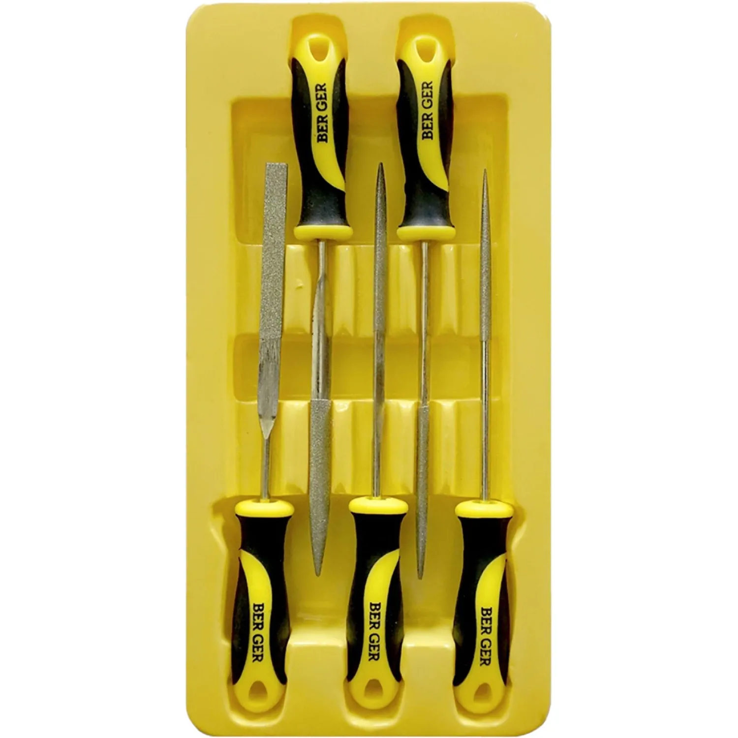 Набор надфилей с алмазным напылением 5 предметов BERGER BG1148