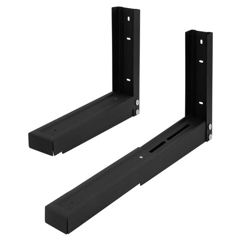 Кронштейн-крепление для СВЧ, нагрузка до 40 кг, CROMEX (КРОМЕКС) K-113, регулировка до 53 см, черный, 457880, Код1 C