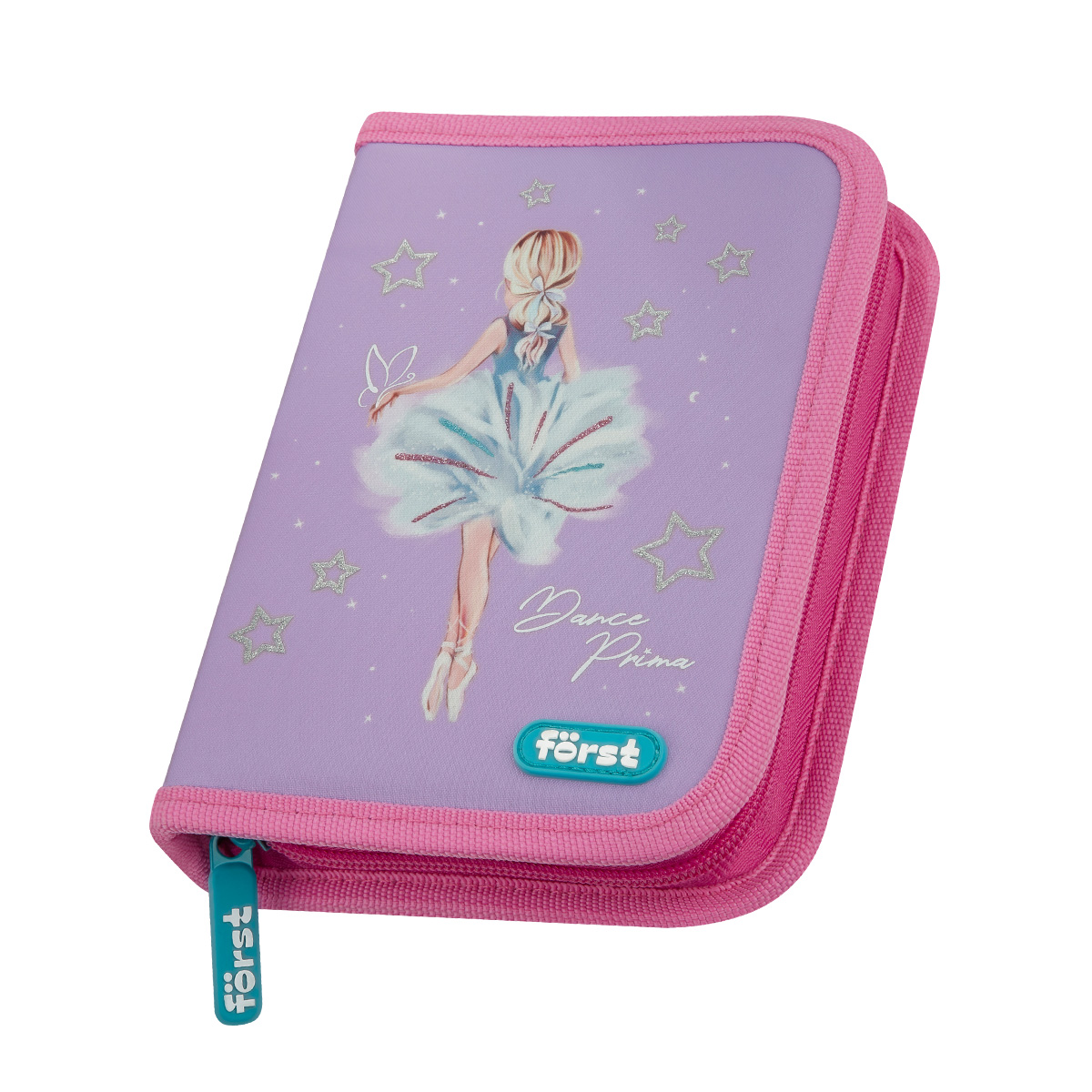 Пенал 1 отделение, 200*140*40 Först "Dance Dream", дополнительная откидная секция, полиэстер