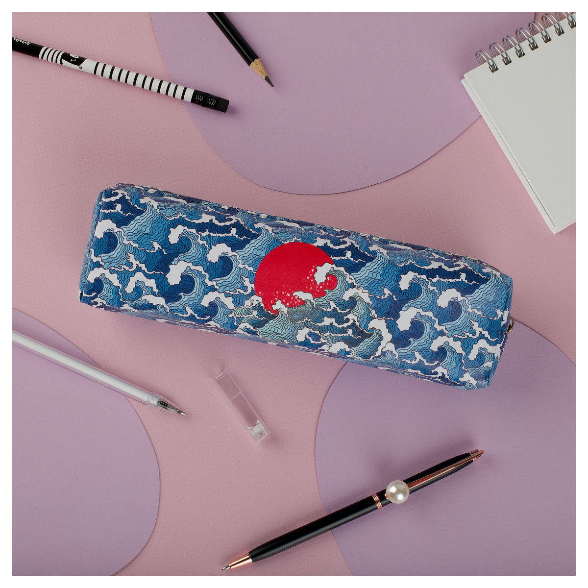 Пенал мягкий 200*55*40 MESHU "Vibe", искусственная кожа