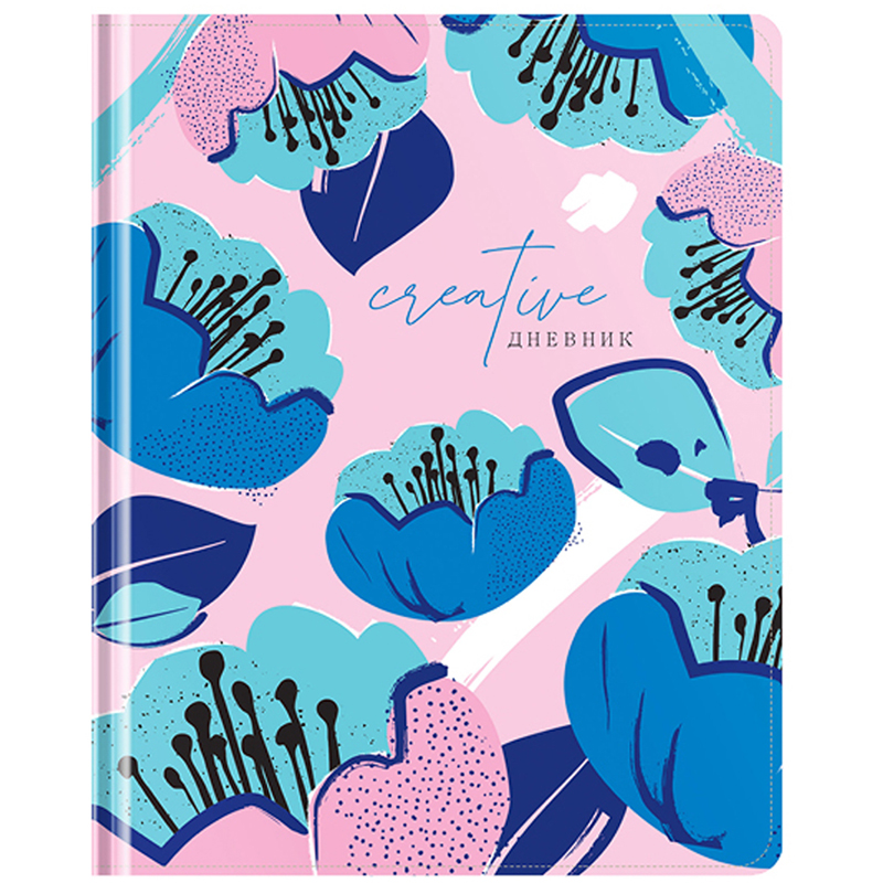 УЦЕНКА - Дневник 1-11 кл. 48л. ЛАЙТ Greenwich Line "Creative. Bright", ткань, печать, тон. блок, ляссе