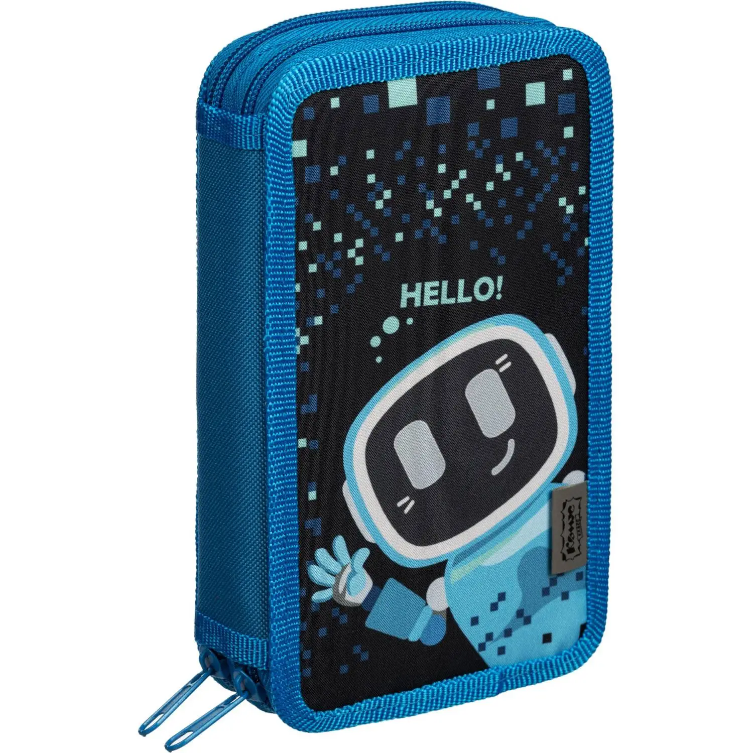 Пенал Robot Hello 2 отд., ткань, 190х110 мм, ПКТ 11-20