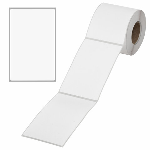 Этикетка для OZON термотрансферная ПОЛУГЛЯНЕЦ (75х120 мм), 300 этикеток в ролике, прозрачная подложка, 114526, 54219