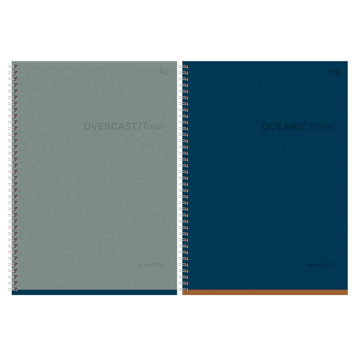 Тетрадь 96л., А4, клетка, на гребне BG "Tone"