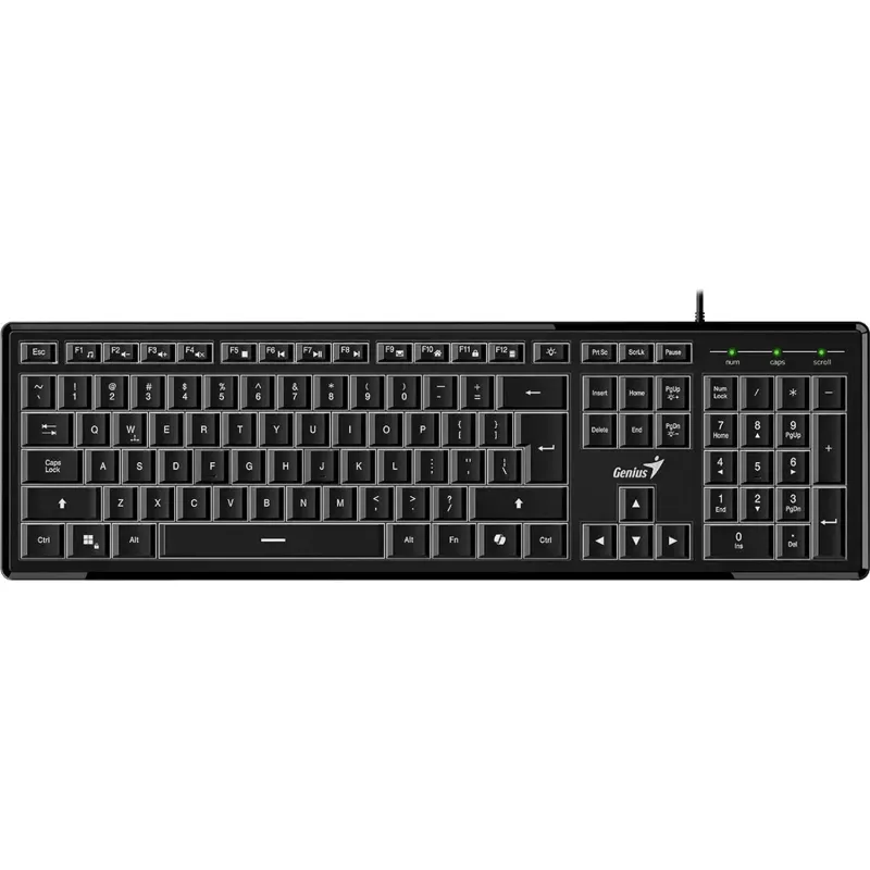 Клавиатура Genius проводн. SlimStar 820 черный