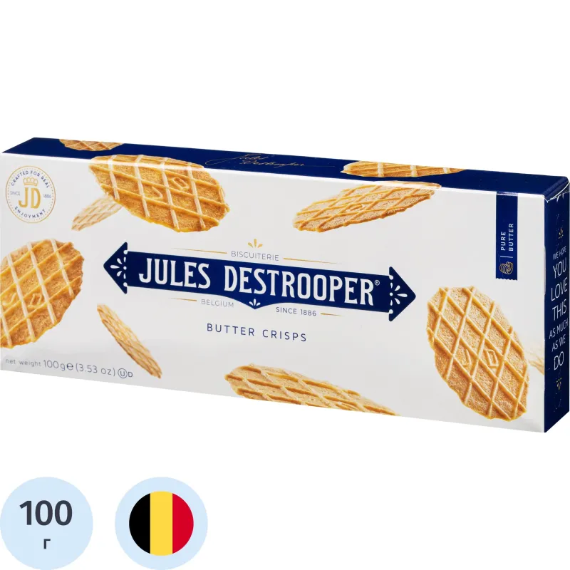 Печенье Jules Destrooper Butter Crisps, 100г