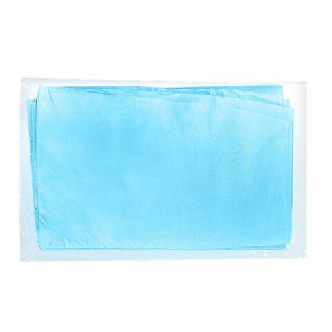 Простыня голубая стерильная 70х80 см. в блистере, спанбонд 25 г/м2, NF