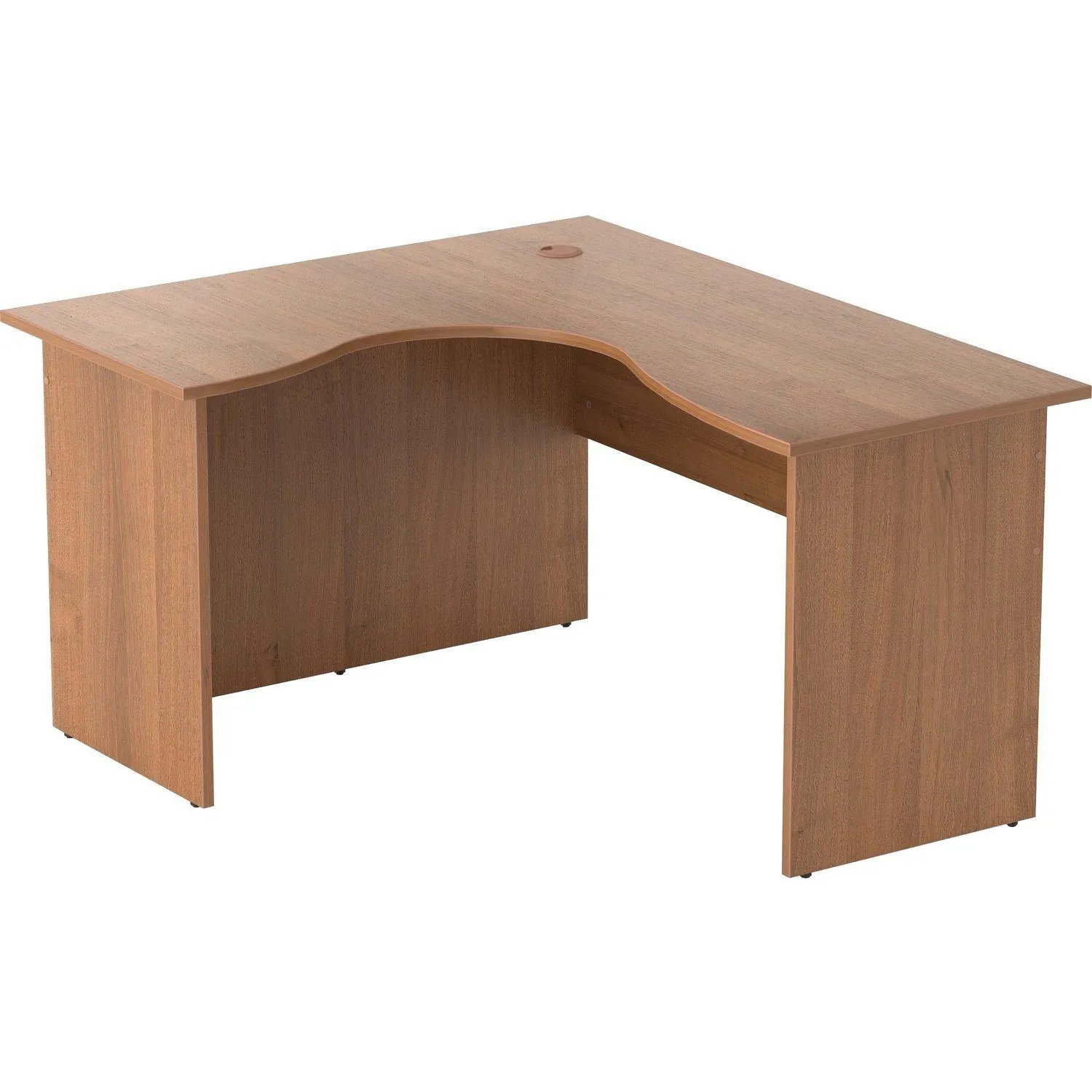 Стол эргономичный Easy One 22/22 левый (1400x1200x740мм) орех new