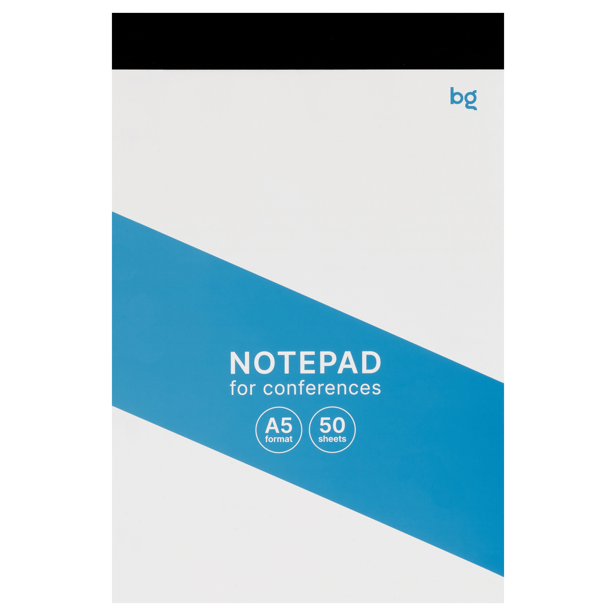 Блокнот А5, 50л., BG "Для конференций", отрывная склейка