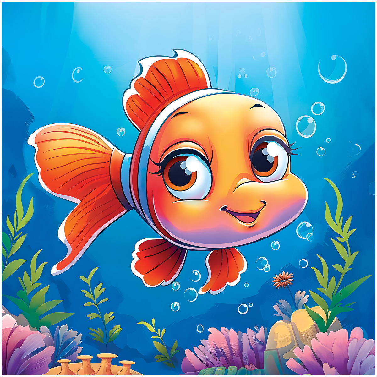 Пазл  16 эл. Maxi ТРИ СОВЫ "Рыбка-клоун"