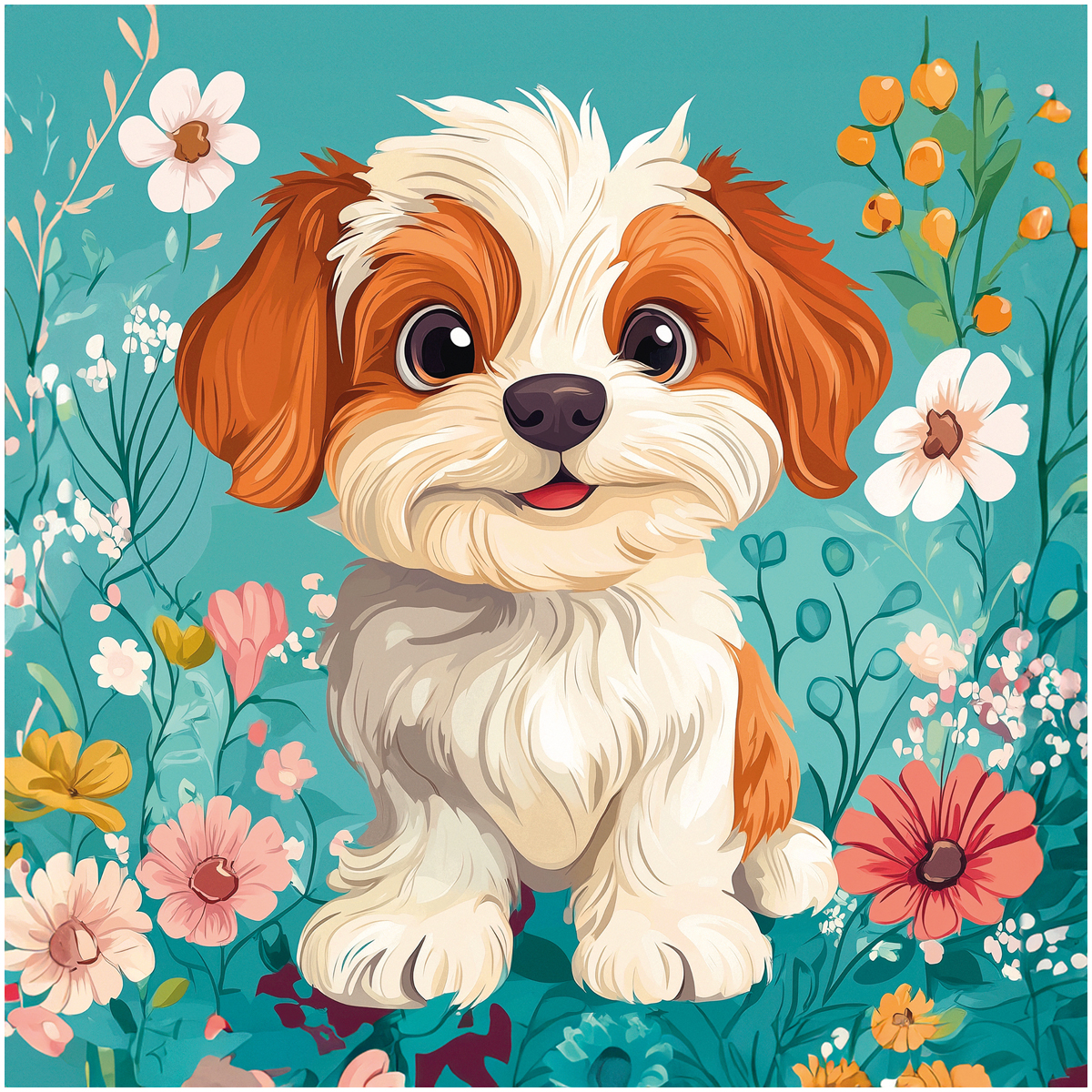 Пазл  16 эл. Maxi ТРИ СОВЫ "Милый щенок"