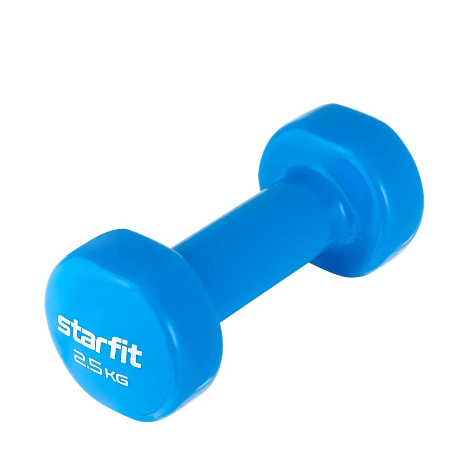 Гантель виниловая STARFIT DB-101 2,5 кг, синий., ЦБ-00001449/УТ-00018824