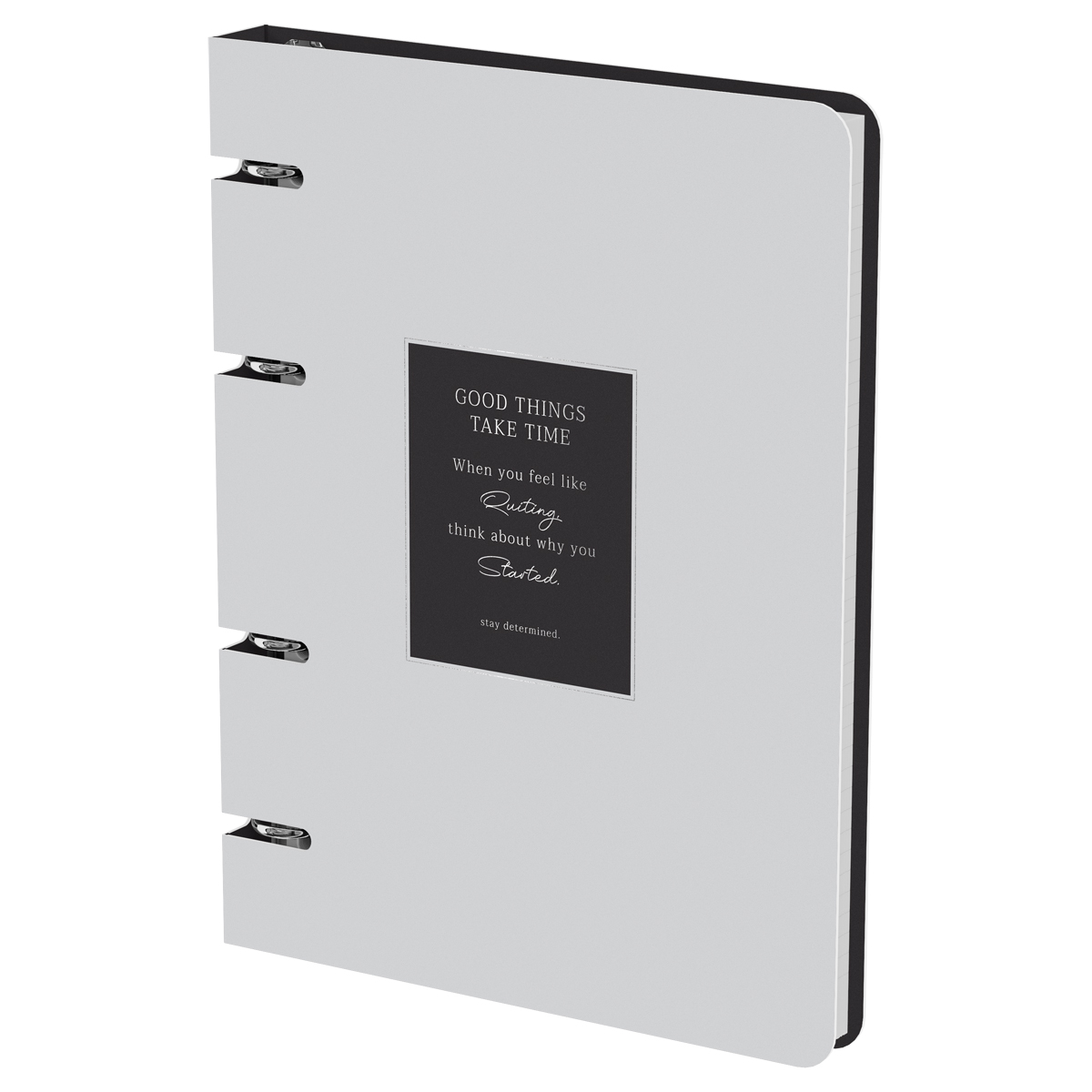 Тетрадь на кольцах А5, 120л., BG "Минимализм", картон, матовая ламинация, тиснение фольгой