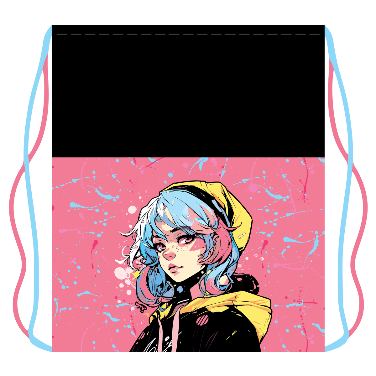 Мешок для обуви 1 отделение ArtSpace "Kawaii", 340*420мм