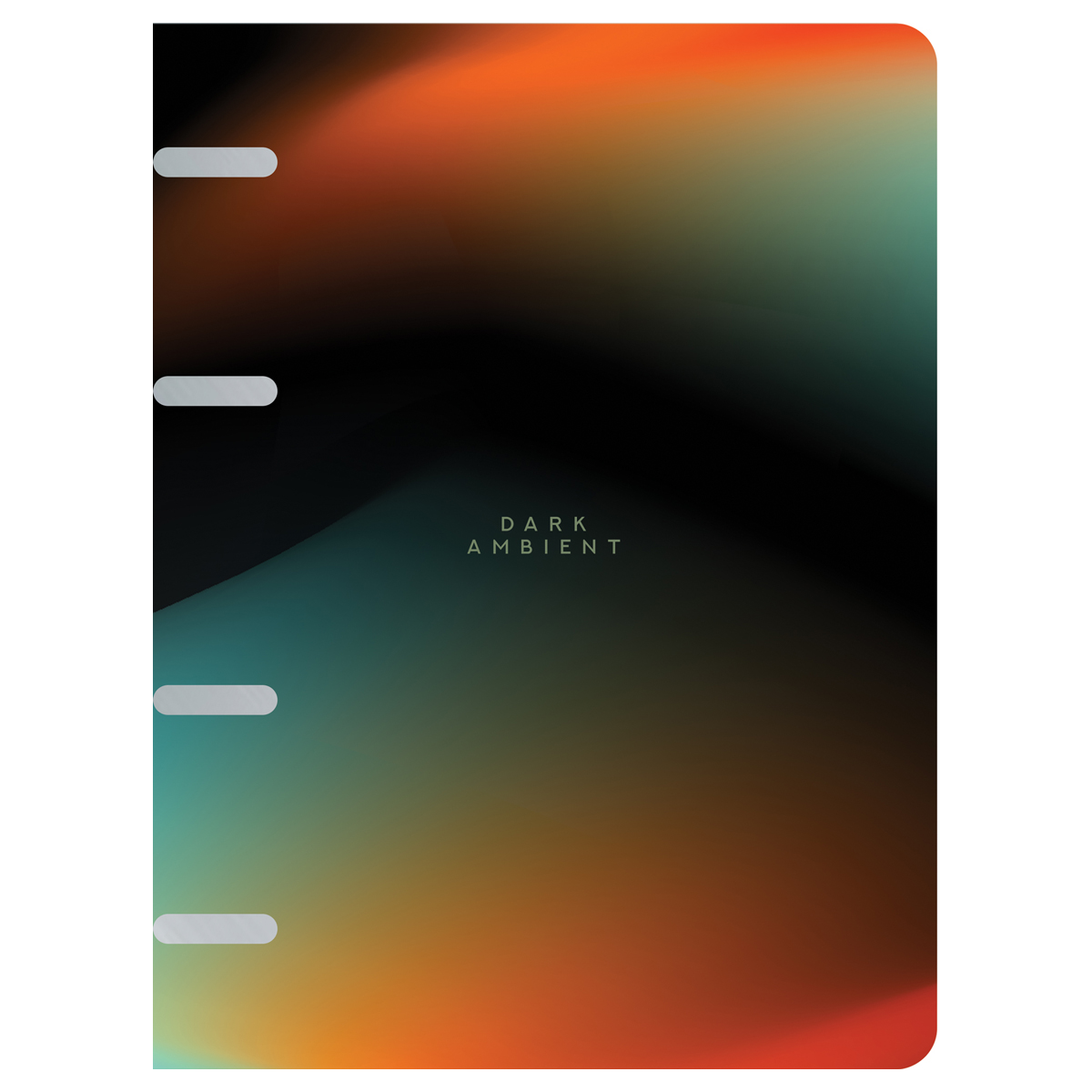 Тетрадь на кольцах А5, 80л. ЛАЙТ, кожзам, Greenwich Line "Background", тон. блок