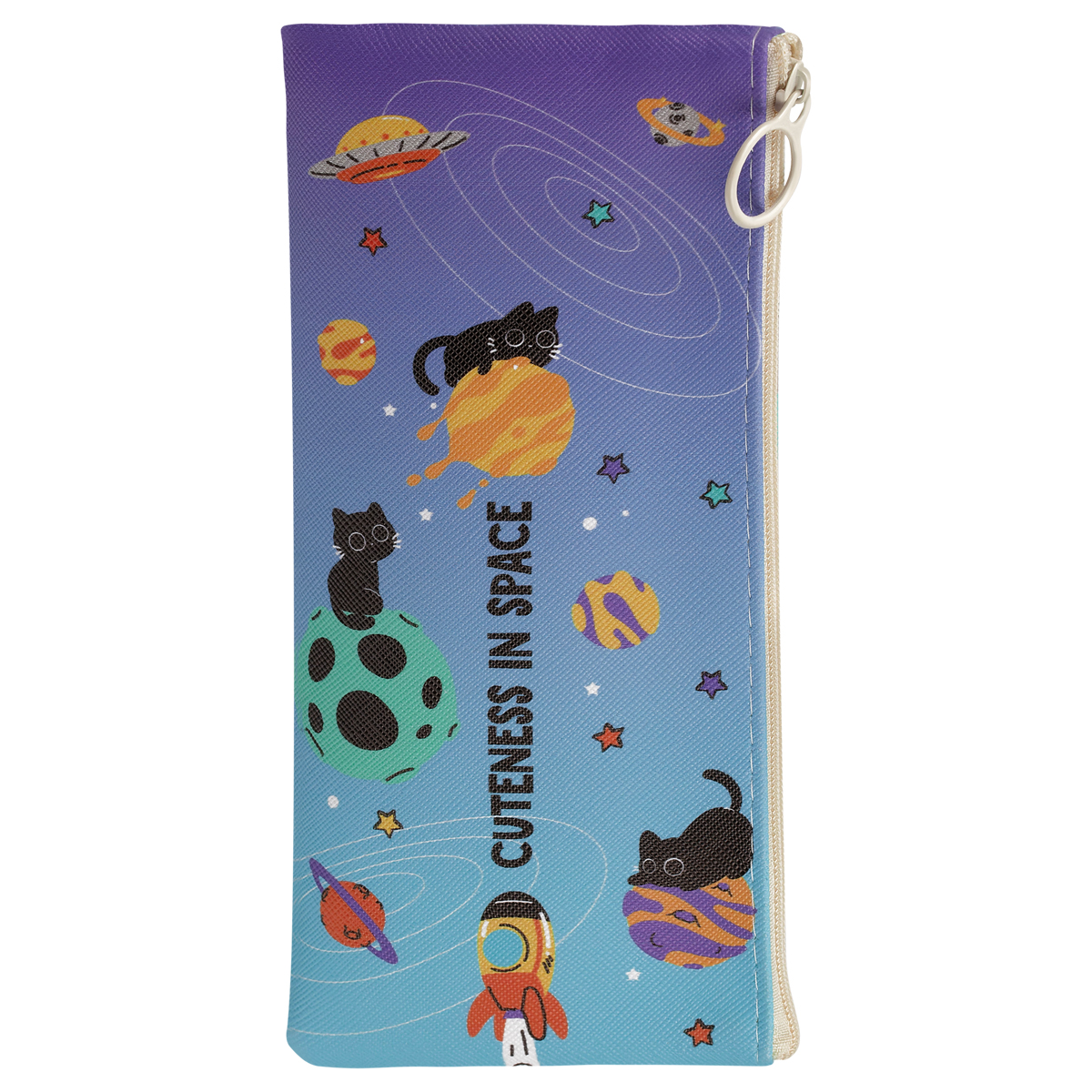 Пенал мягкий 200*100 MESHU "We are not alone", искусственная кожа