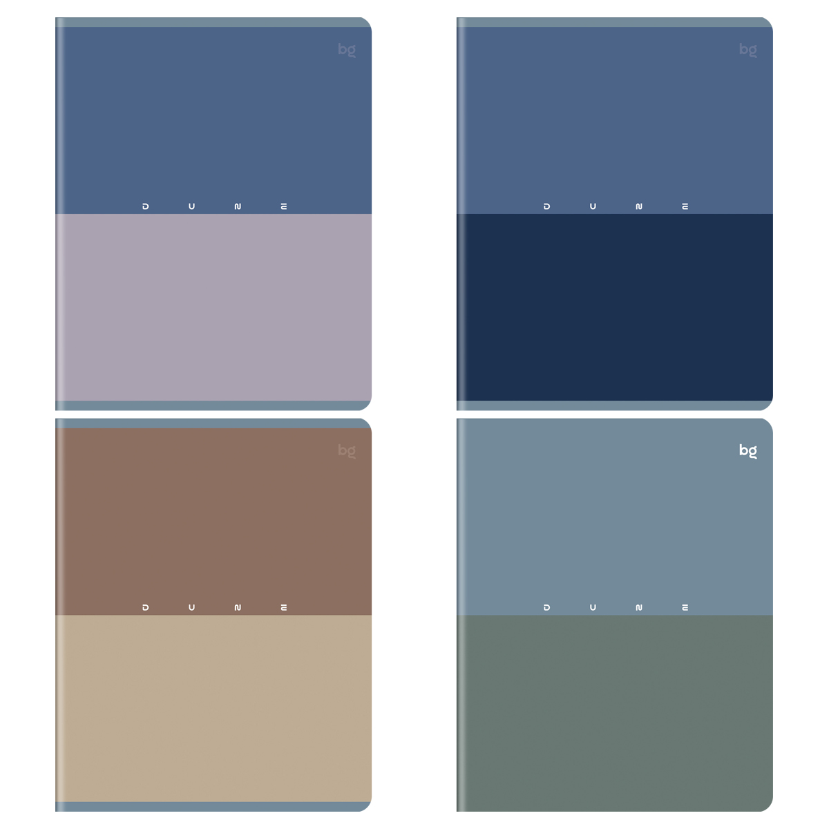 Тетрадь 96л., А5, клетка BG "Dune", матовая ламинация