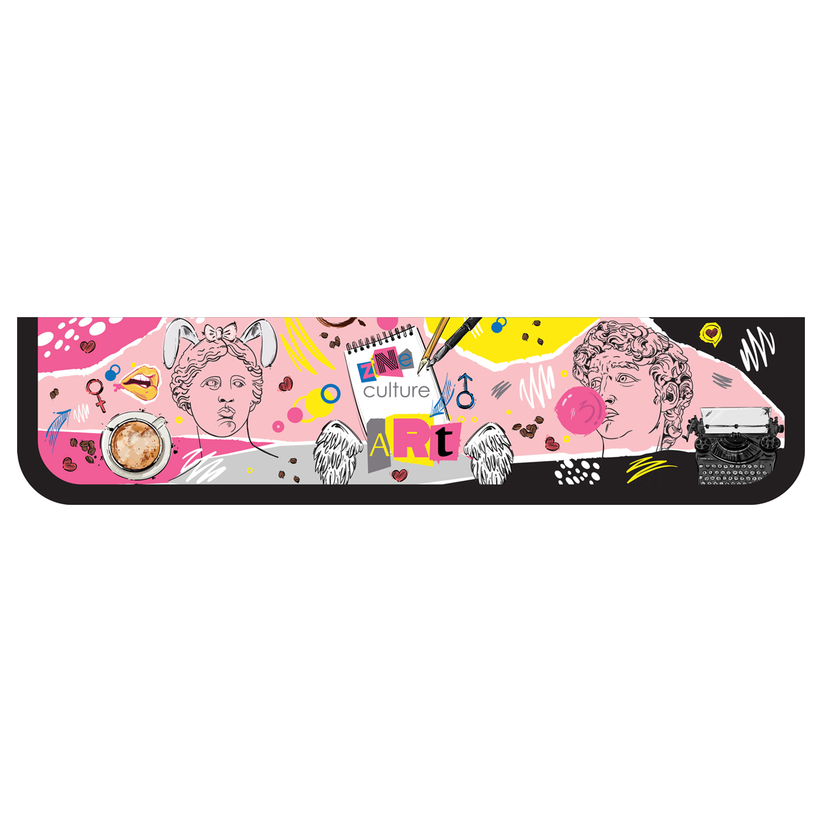 Пенал для кистей ArtSpace "Become an artist", 270*68мм, ламинированный картон