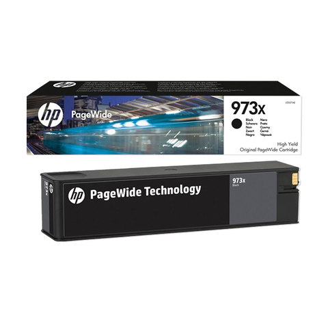 Картридж струйный HP (L0S07AE) PW Pro 477dw/452dw, 973XL, черный, увеличенный ресурс 10000 страниц, оригинальный