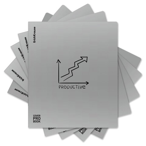 Тетрадь обложка пластик, А5, 48 л., скоба, клетка, ERICH KRAUSE, "Life Style" (микс в спайке), 61953