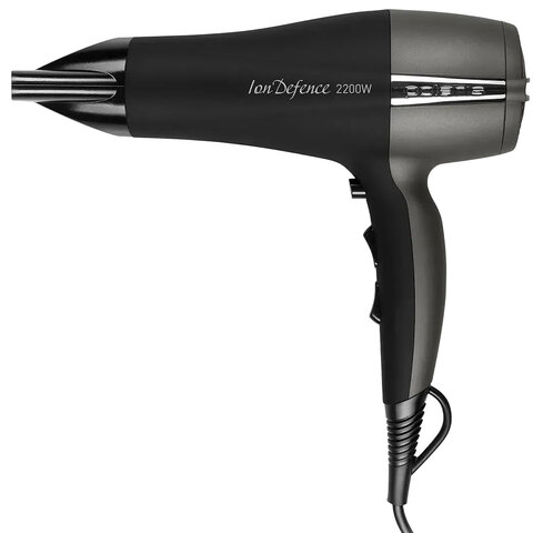 Фен POLARIS PHD 2245Ti, 2200Вт, 2 скорости, 3 температурных режима, ионизация, серый,