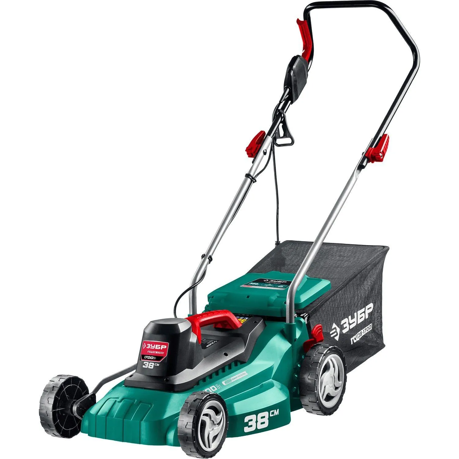 Газонокосилка электрическая ЗУБР  1700 Вт (ГСЦ-38-1700)