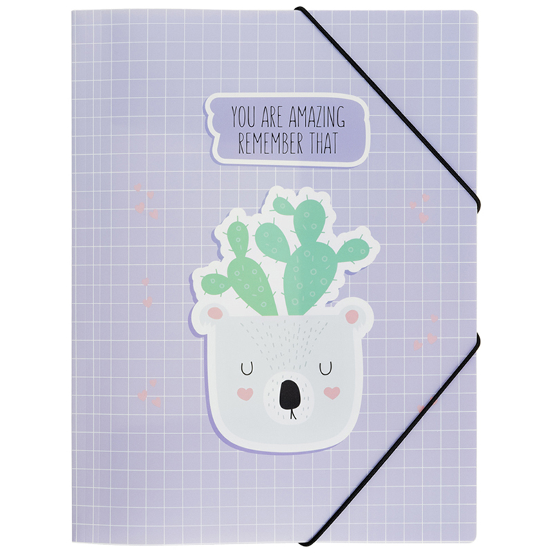 Папка на резинке MESHU "SucCutElent" А4, 500мкм