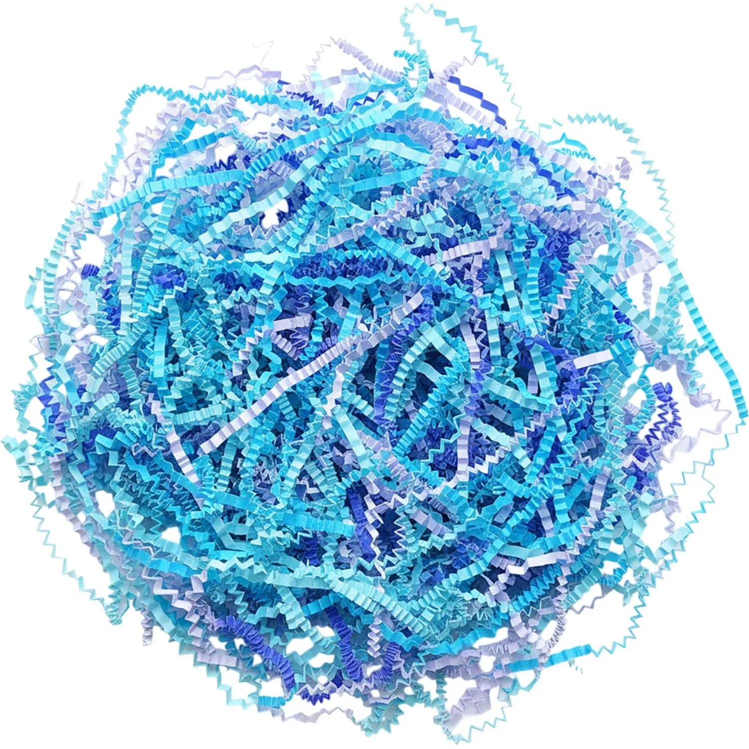 Наполнитель бумажный цветной микс-1  100 гр (синий) БН133